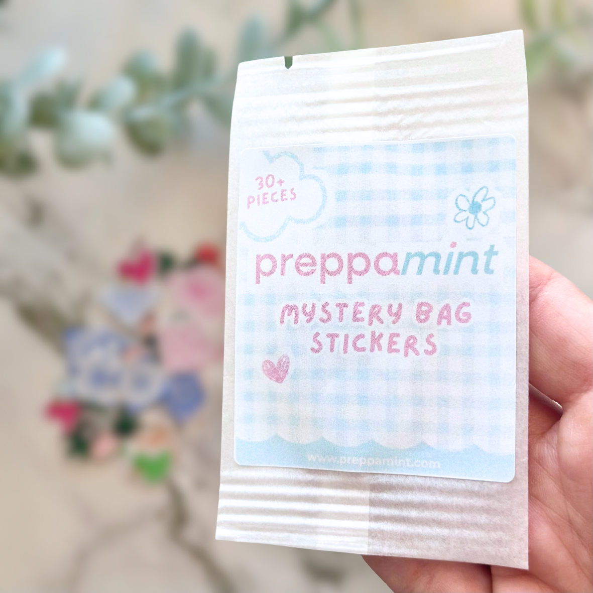 Mystery Sticker Pack – 30 Surprise Stickers | Preppamint