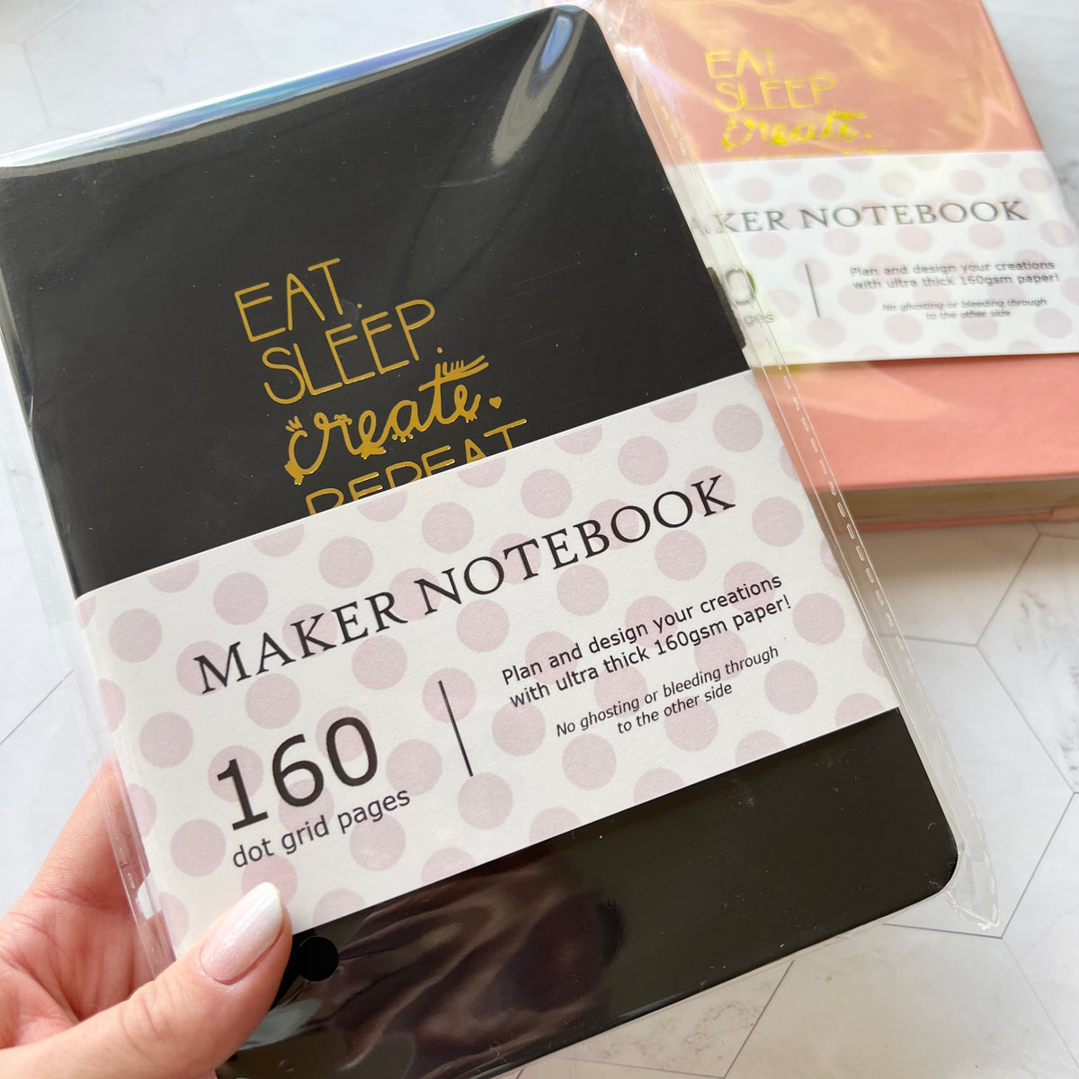 Maker Notebook – Dot Grid Bullet Journal Notebook 160 gsm | Preppamint
